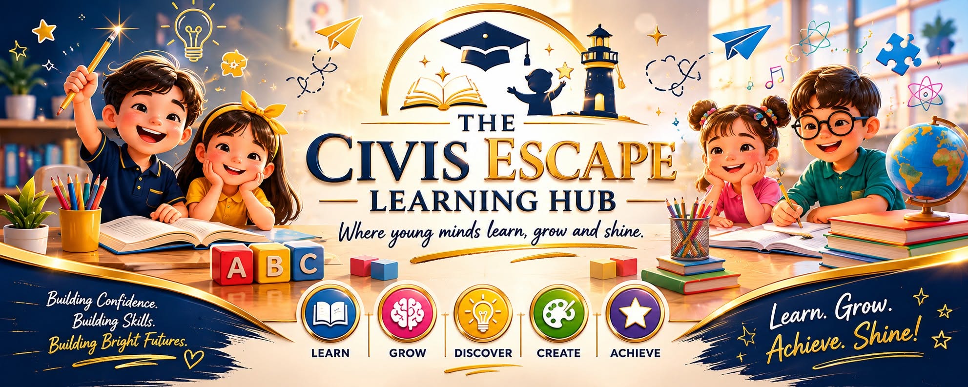 The Civis Escape Learning Hub logo